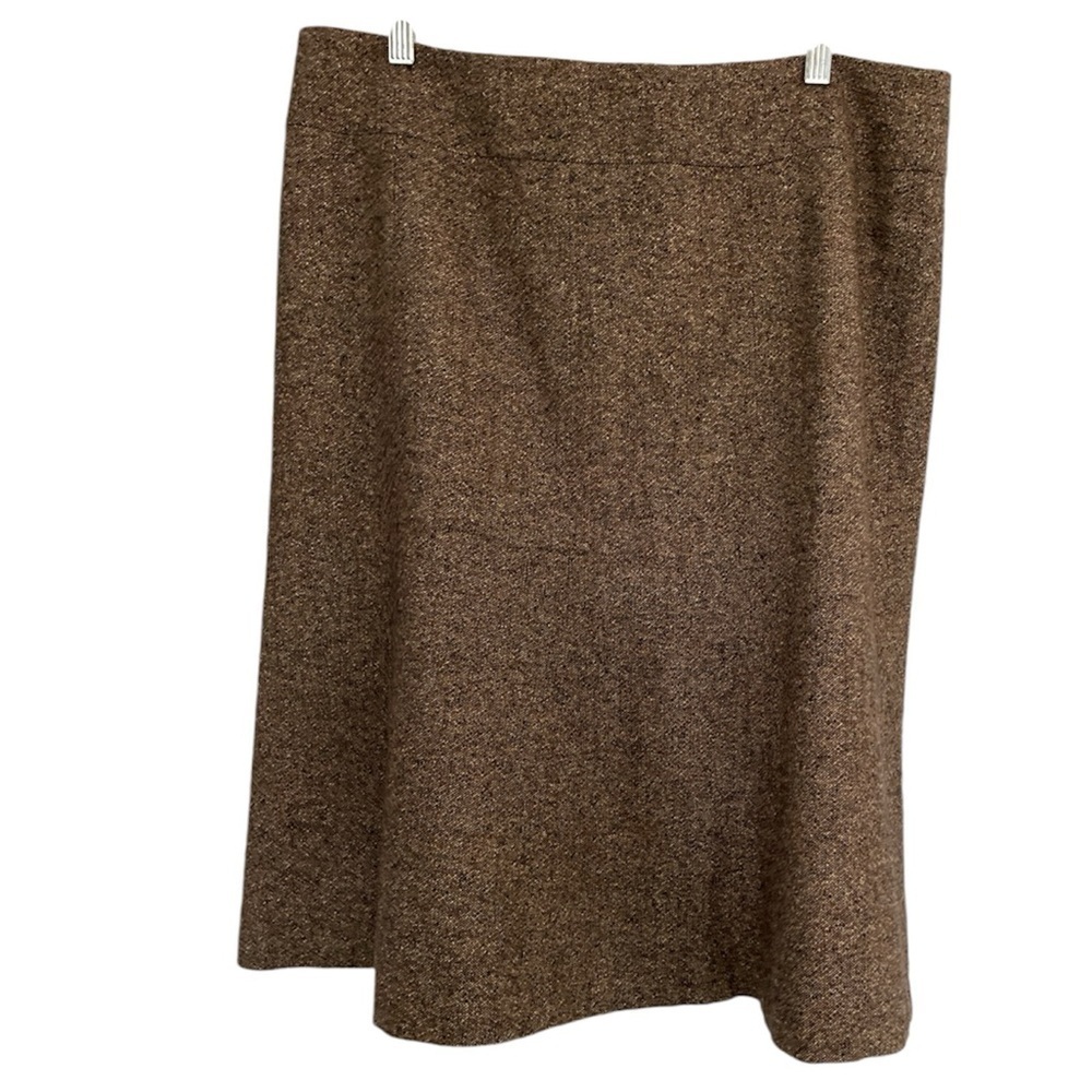 Talbots Wool & Silk Blend, Midi A Line, Made of Italian Fabrics, Skirt, Size 14